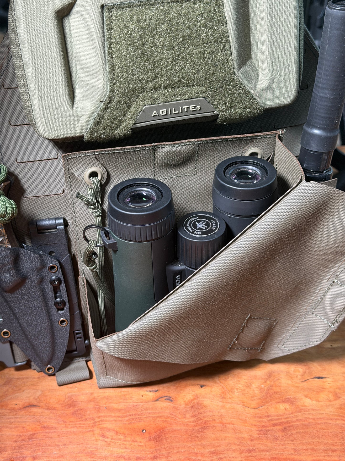 The Bino Pouch: Side-Access MOLLE Bino Pouch